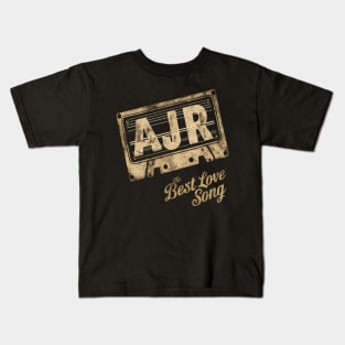 AJR the best love song distressed brown color Kids T-Shirt